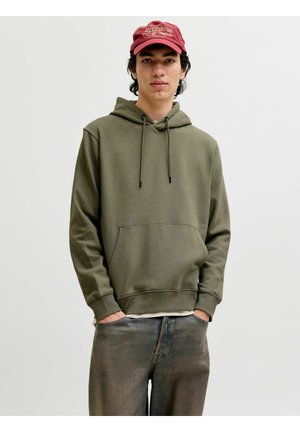 JJESTAR BASIC NOOS - Majica s kapuljačom - vetiver