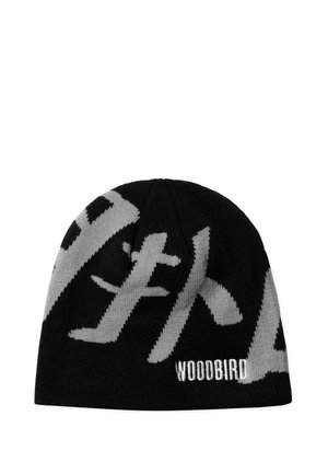 Woodbird, WBYAN SUMO JQ BEANIE - Huer - black-grey