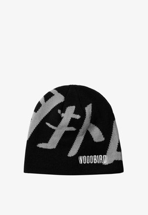 Woodbird, WBYAN SUMO JQ BEANIE - Huer - black-grey