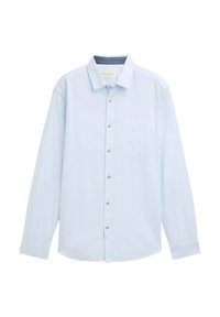STRUKTURIERTES MIT BRUSTTASCHE - Shirt - blue small structure