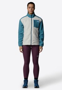 The North Face YUMIORI FULL ZIP - Polárdzseki - white dune algae blue m
