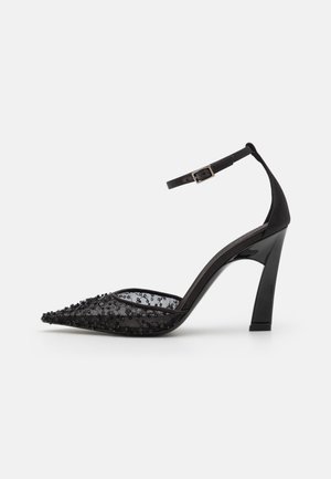 Escarpins Noirs Stuart Weitzman Talon Haut Cuir - Pointure 7 US - Neufs Avec Boîte