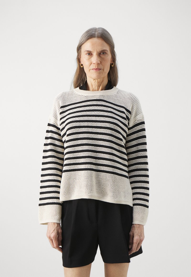 Vanessa Bruno CANDABELLE - Pullover - ecru/noir