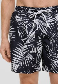 s.Oliver MIT ALL OVER PRINT - Peldēšanas šorti - navy