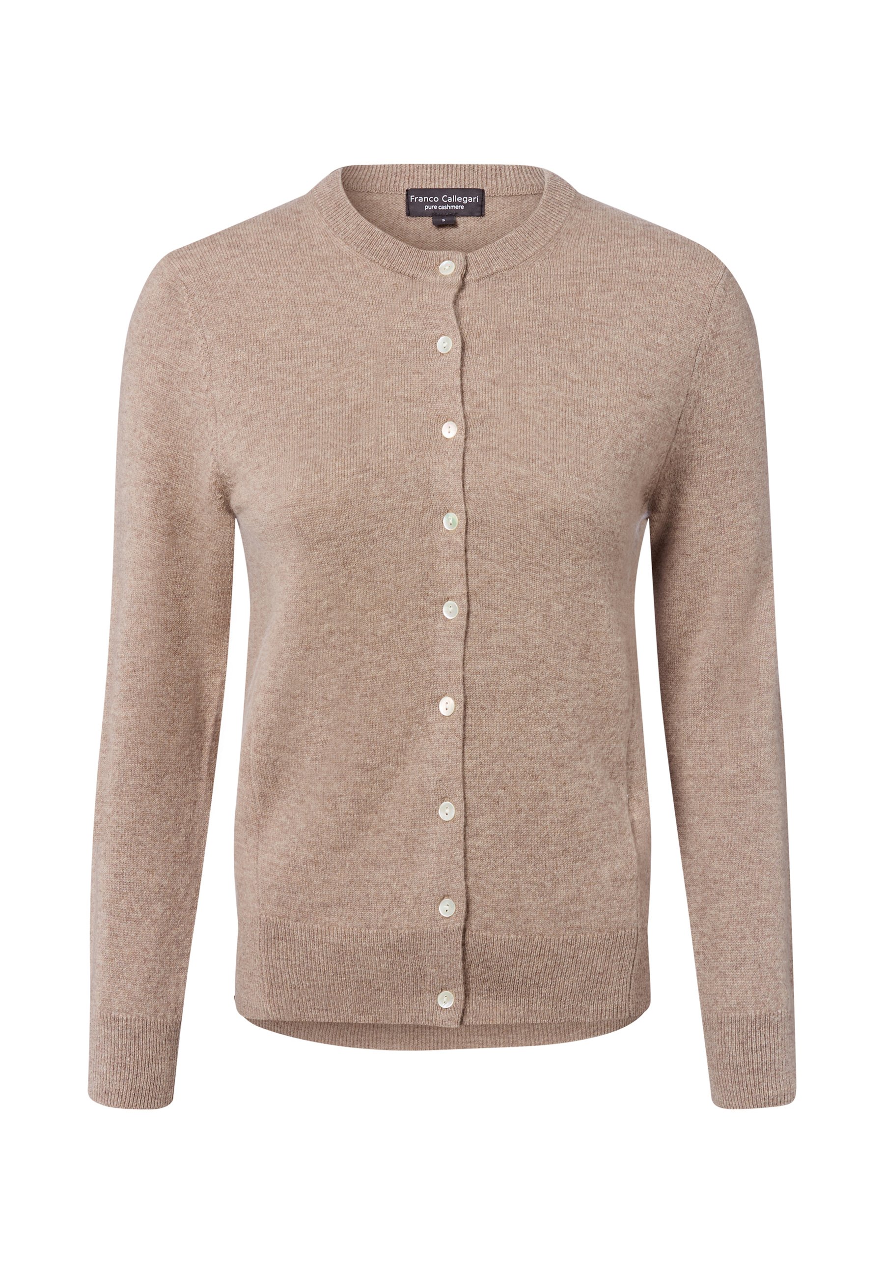 Franco Callegari Strickjacke melange/beige