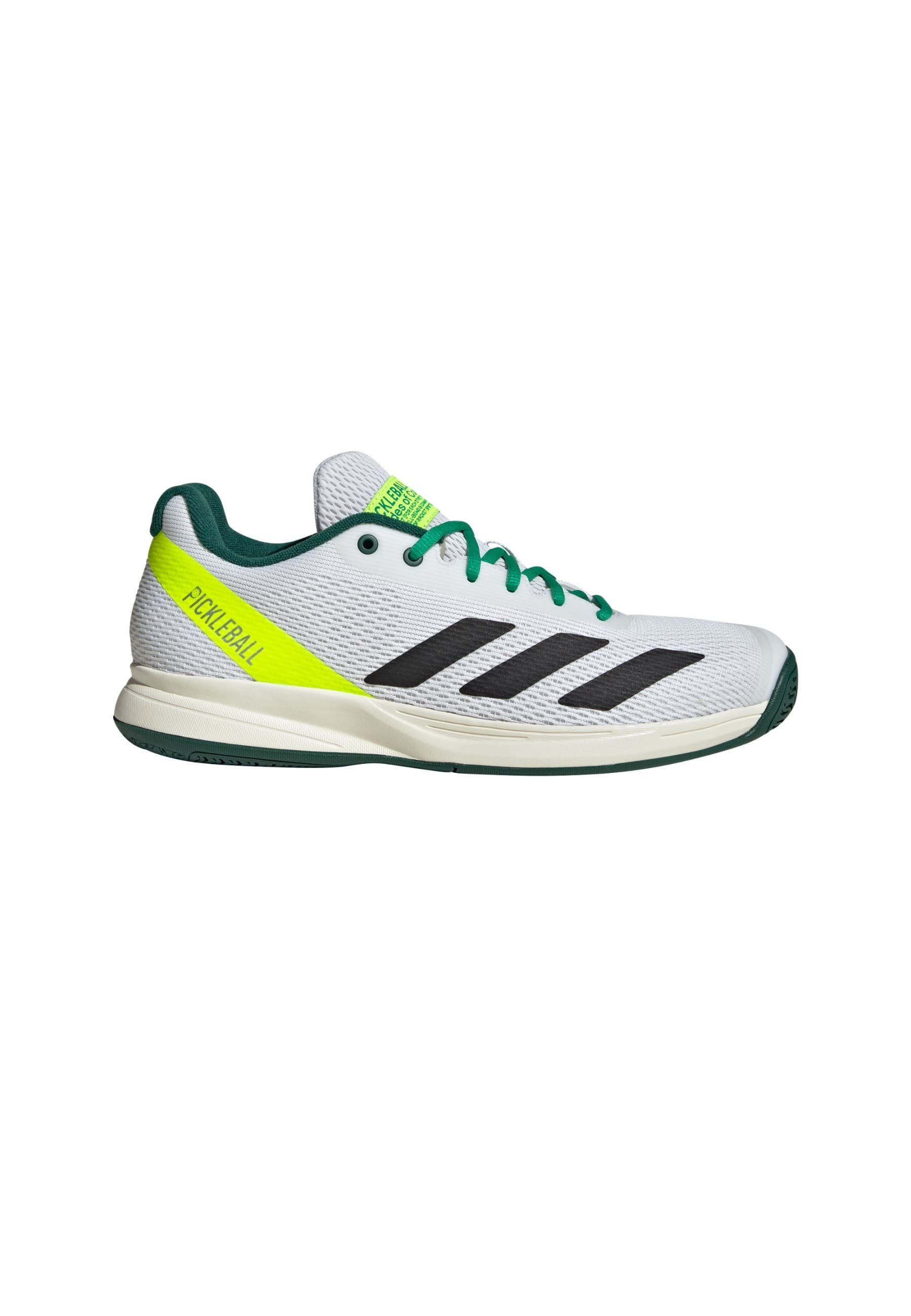 adidas Performance Clay court tennis shoes - cloud white core black  collegiate green/off-white - Zalando.ie