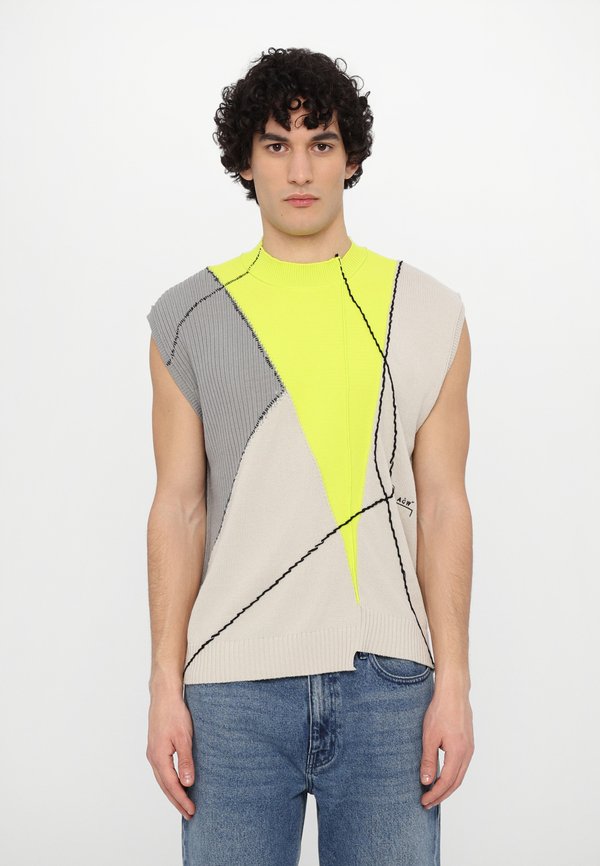 OVERSTITCH - Waistcoat - beige bone