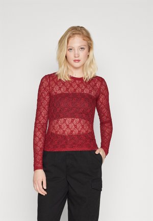 ONLY ONLBENNE - T-shirt à manches longues - biking red