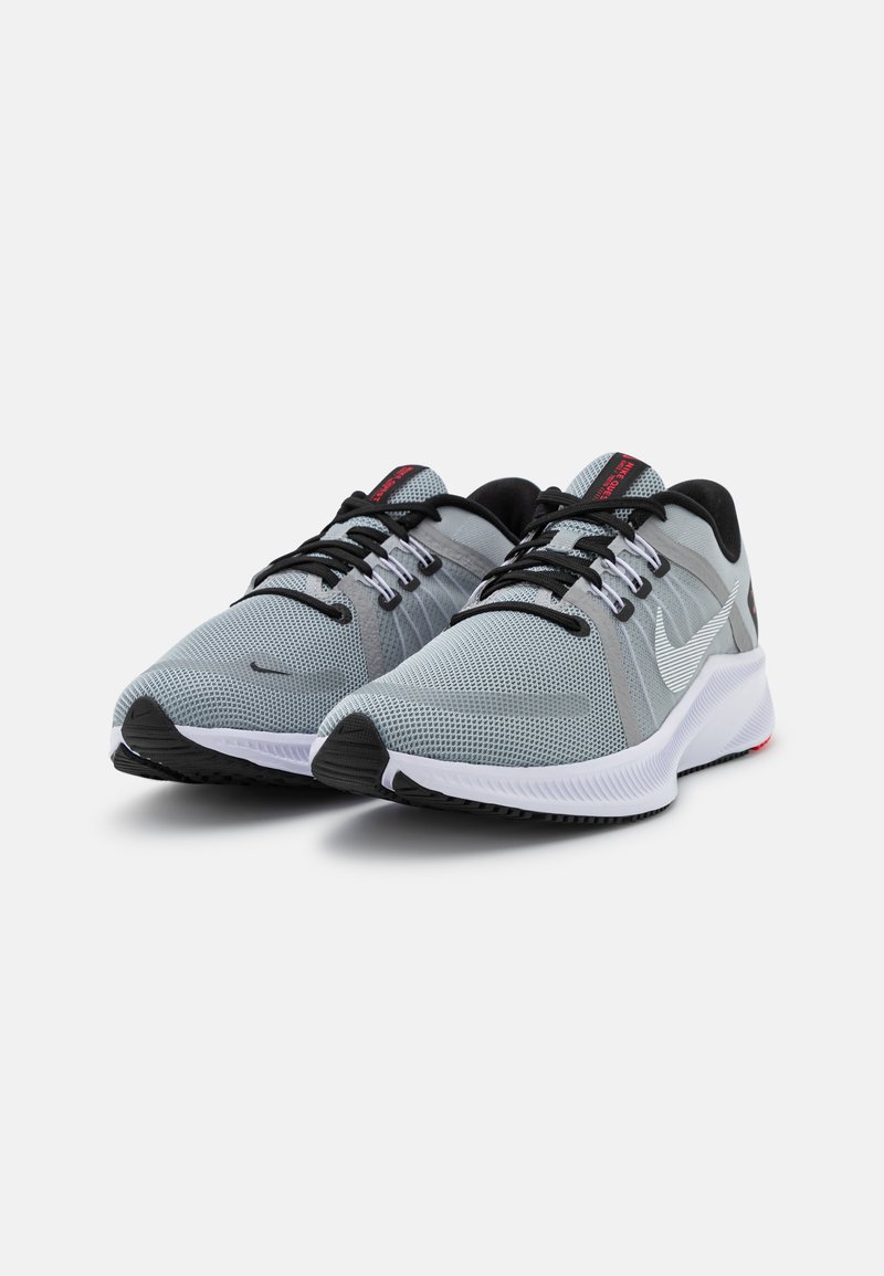 Performance QUEST - Neutral running shoes - light smoke grey/black/siren red/white/grey - Zalando.de