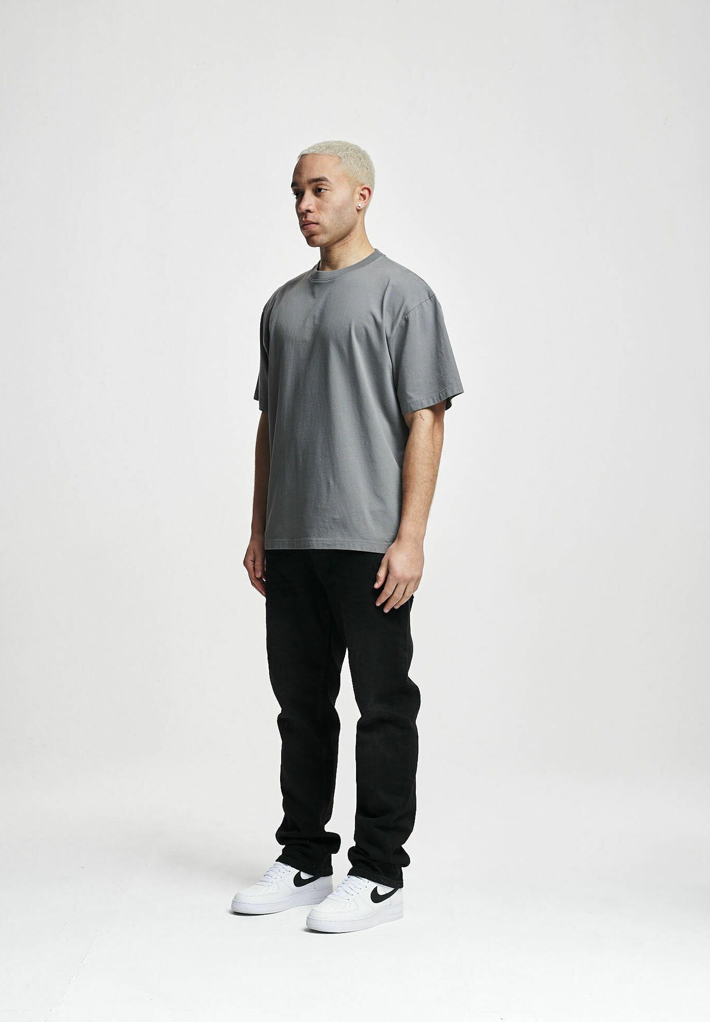 [LOW CLASSIC] / ☆ 25SS LOW T-SHIRT / LIGHT MELANGE GREY Plain T-shirt | Light Grey | Jack & Jones®