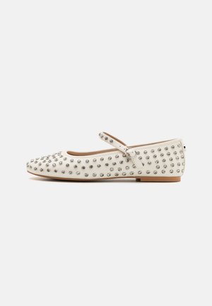 VINETTA - Ankle strap ballet pumps - coconut milk