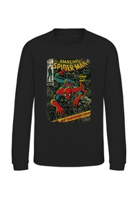 Marvel SPIDER-MAN SPIDEY FRONT COVER - Mikina - black