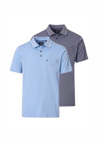 Unausgewählt, hellblau/blau