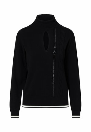 LIU JO, LIU JO TURTLENECK SWEATER WITH CUT-OUT - Πουλόβερ - a