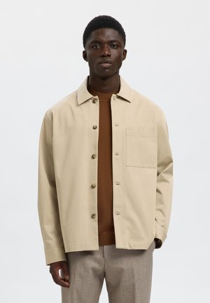 Selected, Over Regular Fit Cotton - Letná bunda - beige