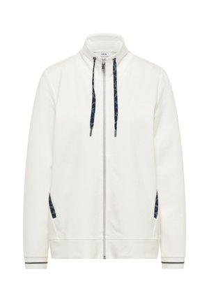Cecil, LEICHTE JACKE MIT STEHKRAGEN UND ZIPPER - Sweat zippé - vanilla white