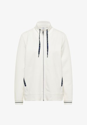 Cecil, LEICHTE JACKE MIT STEHKRAGEN UND ZIPPER - Sweat zippé - vanilla white