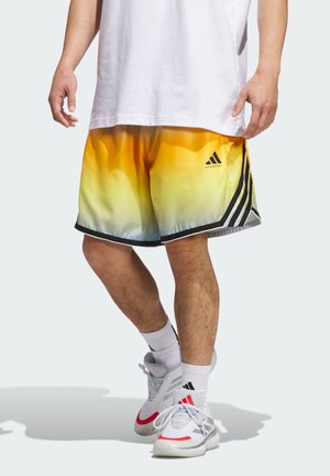 adidas Performance CRAZY LITE - Pantalón corto de deporte - crew yellow clear sky