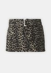 ONLANLIE SKIRT - Denim skirt - black