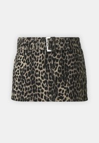 ONLANLIE SKIRT - Džinsa auduma svārki - black