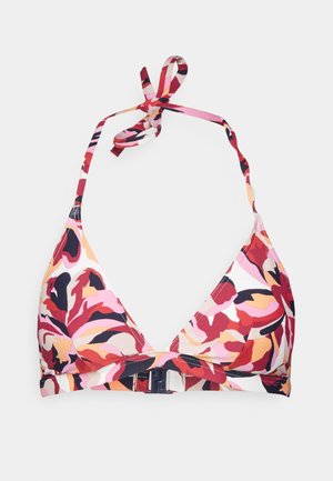 Esprit CARILO BEACH PADDED HALTERNECK - Bikinitop - dark red