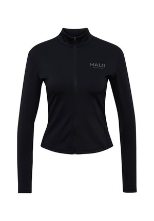 HALO TRAINING - Sweater met rits - black