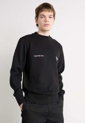 Calvin Klein Jeans 1978 CREW NECK - Ikdienas džemperis - black