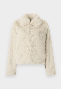 PCJILLA SHORT FLUFFY JACKET - Χειμωνιάτικο μπουφάν - birch