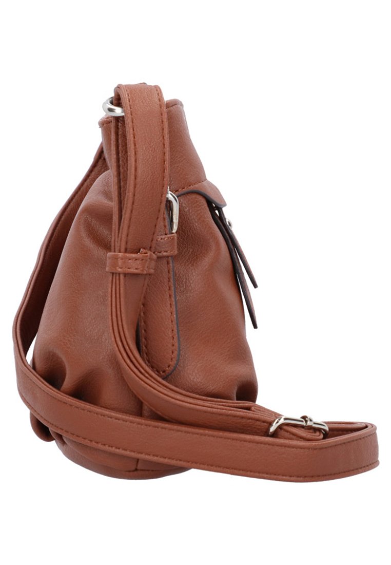 Sac à Bandoulière Gabor Elissa - Modèle Flap Bag Top Zip, Cognac, Neuf Avec étiquettes