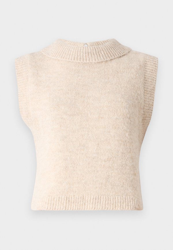 LAUREL - Waistcoat - oxford tan3