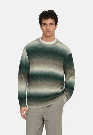 ONSBERTIL CREW - Strickpullover - darkest spruce  m