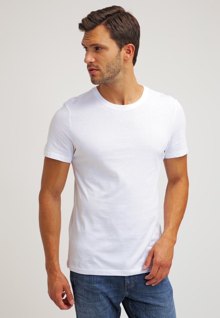 Pier One 2 PACK T shirts whiteblack Zalando.no Pier One 2 PACK - T-shirts - white