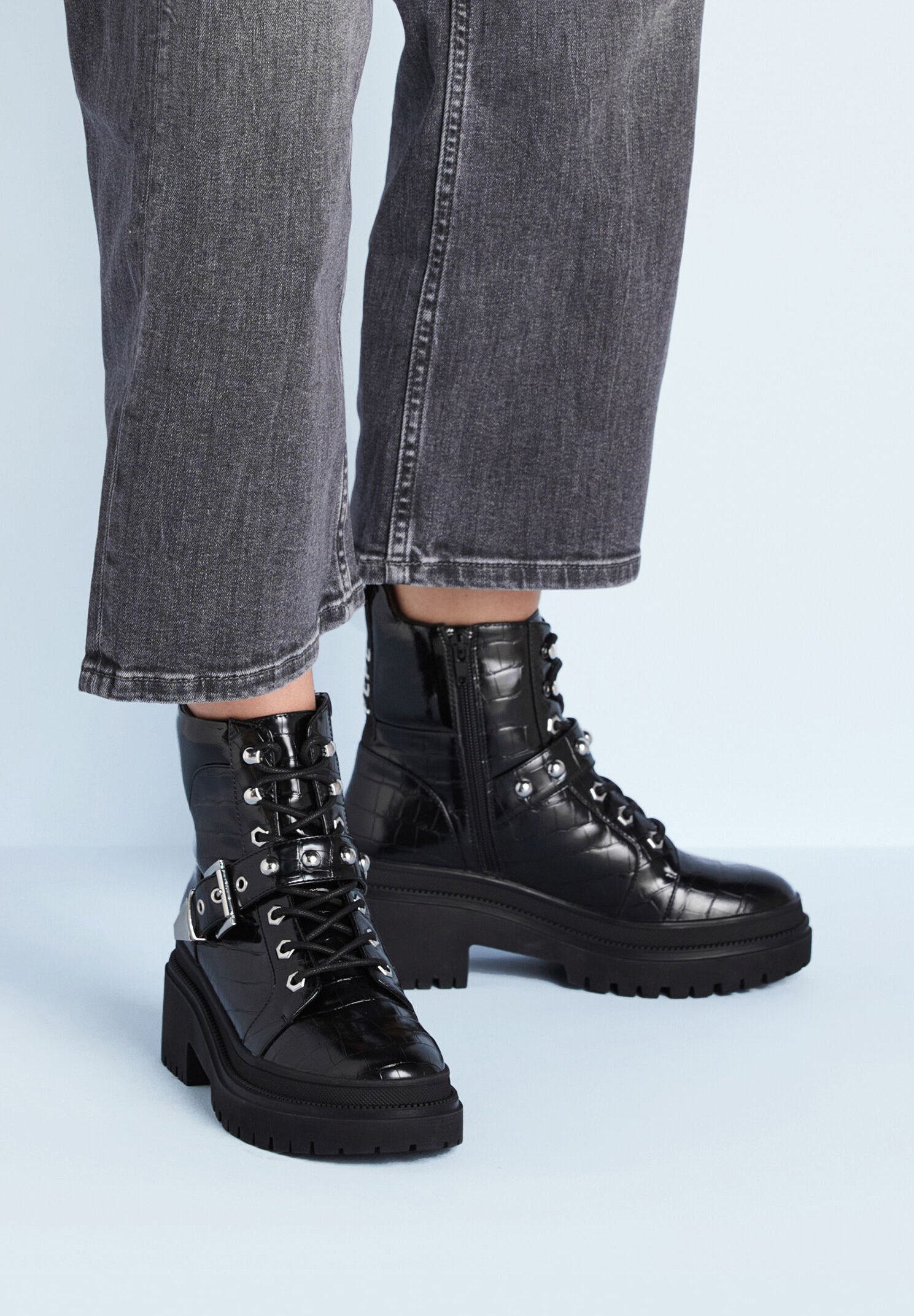Pepe Jeans ROCK COCO - Botines con cordones - black/negro - Zalando.es