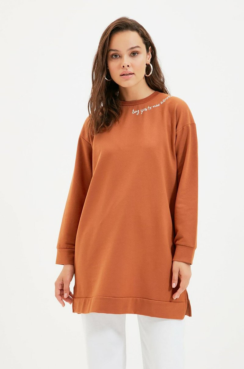 Damen Sweatshirts | Trendyol PARENT Sweatshirt brown/braun - YE80269 Damen Sweatshirts | Trendyol PARENT Sweatshirt brown/braun - YE80269
