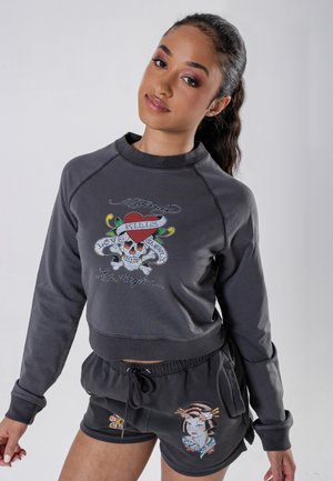 LOVE-KILLS SLOWLY - Felpa - washed black
