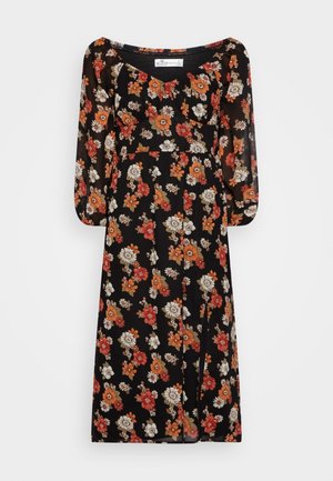 Hollister Co. MIDI DRESS  - Robe de jour - black