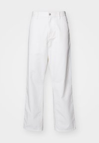 SINGLE KNEE PANT - Traperice opuštenog kroja - off-white rinsed