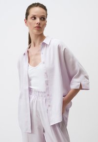 Jimmy Key LOOSE FIT THREE QUARTER SLEEVED SLIT - Camicia - lilac