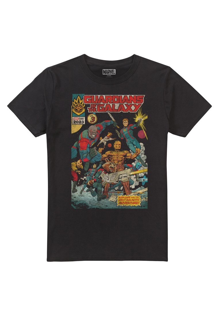 Marvel T-shirt print zwart Marvel T-shirt print zwart