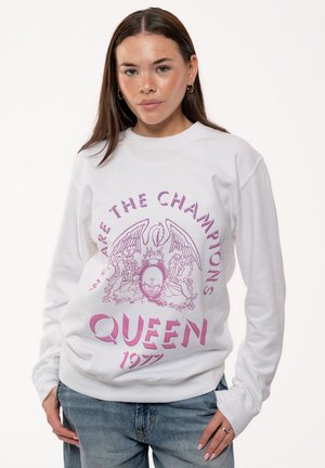 Paradiso Clothing QUEEN CHAMPIONS BAND LOGO - Sweatshirt - white