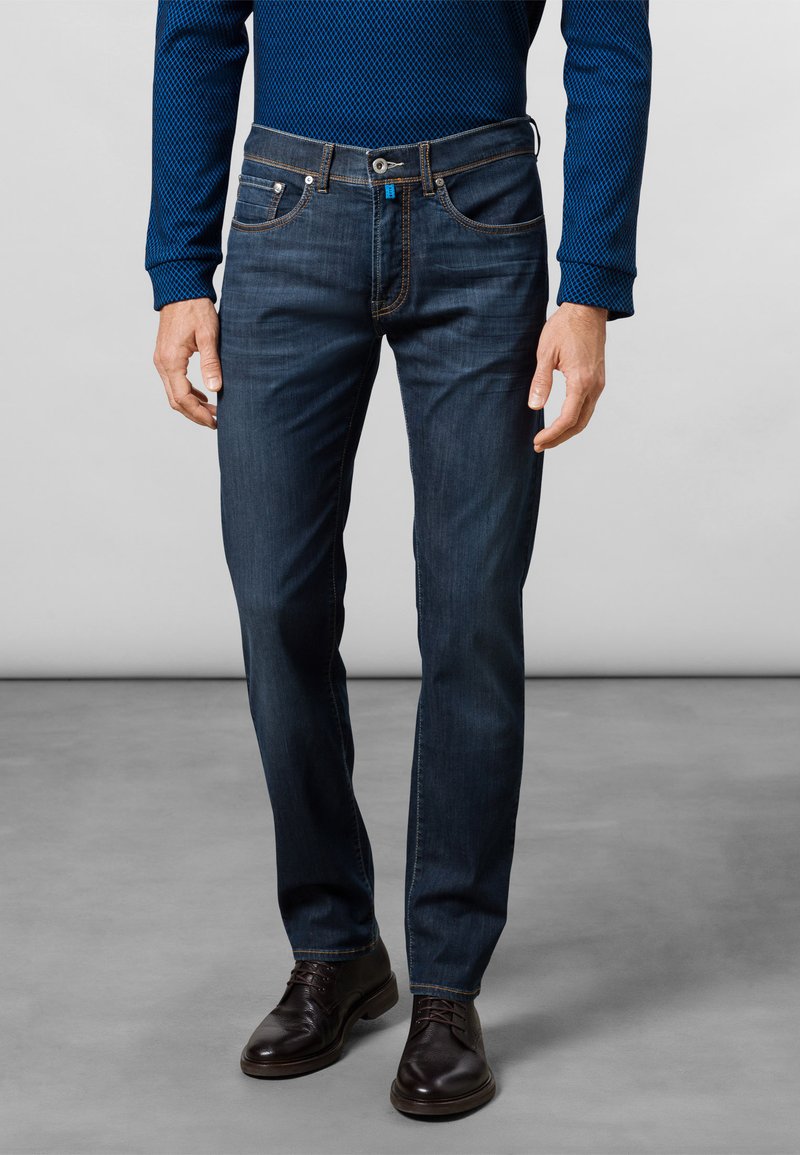 Herren Skinny Fit | Pierre Cardin FUTUREFLEX ANTIBES Jeans Slim Fit dark blue used buffies/dark-blue denim - ZK61678 Herren Skinny Fit | Pierre Cardin FUTUREFLEX ANTIBES Jeans Slim Fit dark blue used buffies/dark-blue denim - ZK61678