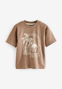 Next SHORT SLEEVE CHARACTER 3 PACK - Triko s potiskem - blue brown