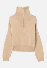 CROPPED TROYER - Džemper - urban beige