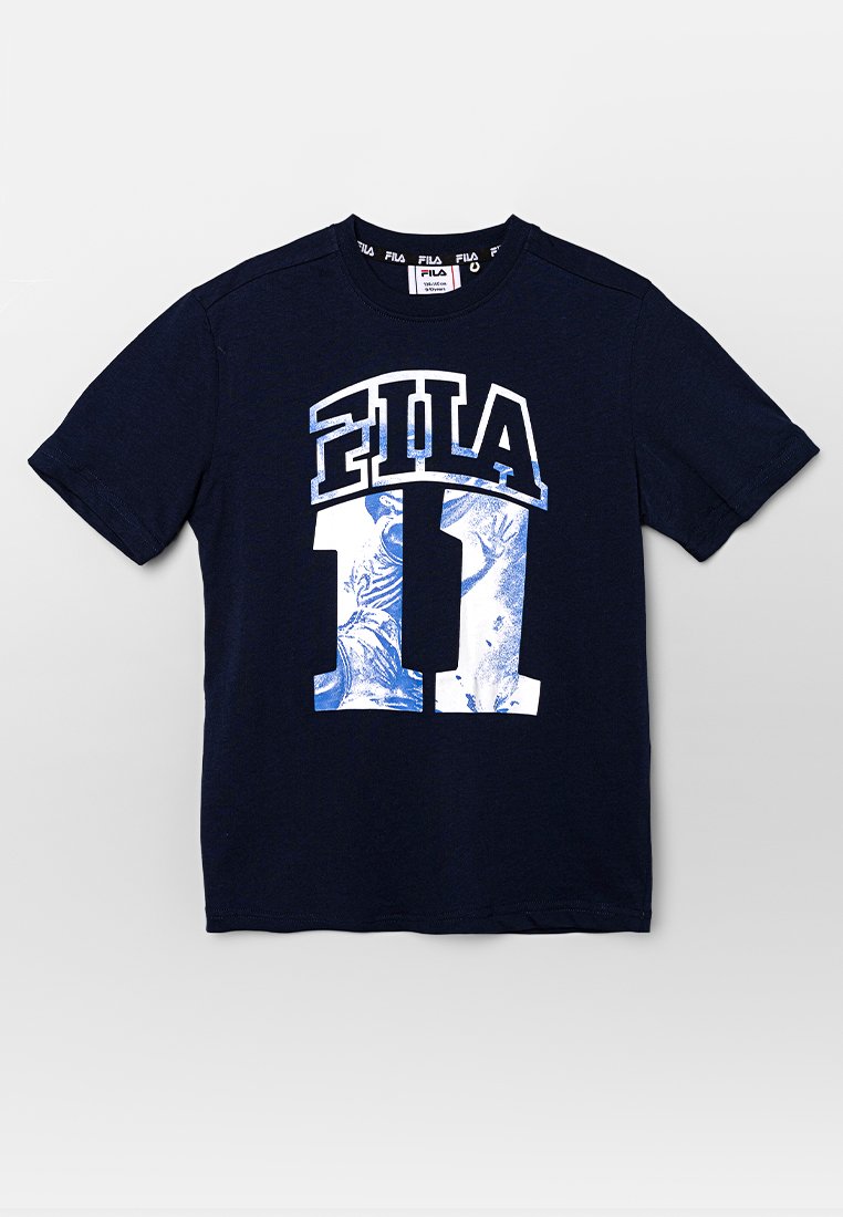 Fila T-shirt print donkerblauw