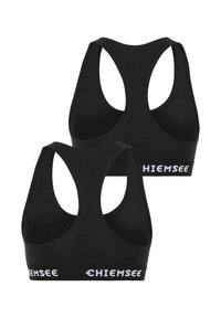 Chiemsee IM ZWEIERPACK MIT LABEL-SCHRIFTZÜGEN - Bustier - black black