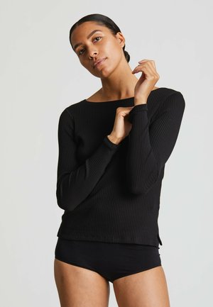 ESTHER - Long sleeved top - black