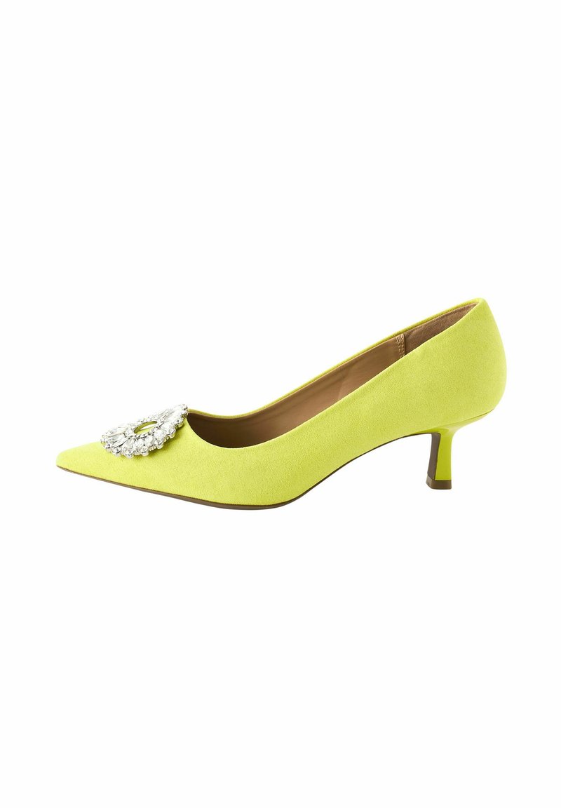 Next FOREVER COMFORT JEWEL TRIM KITTEN - REGULAR FIT - Klasické lodičky - lime green