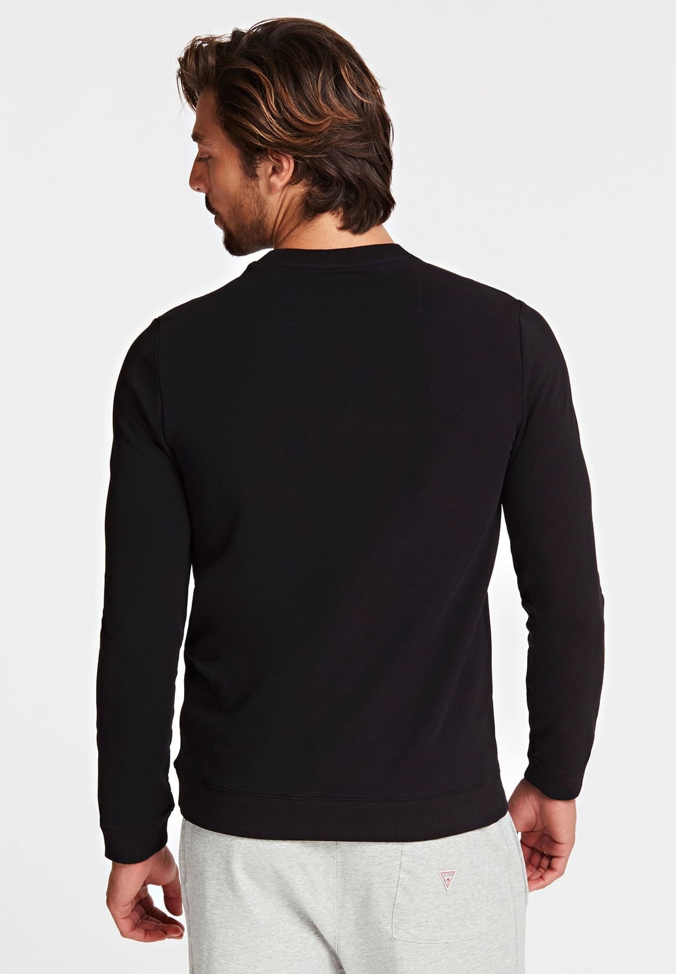 Guess SWEATSHIRT LOGODREIECK - Sudadera - black/negro - Zalando.es