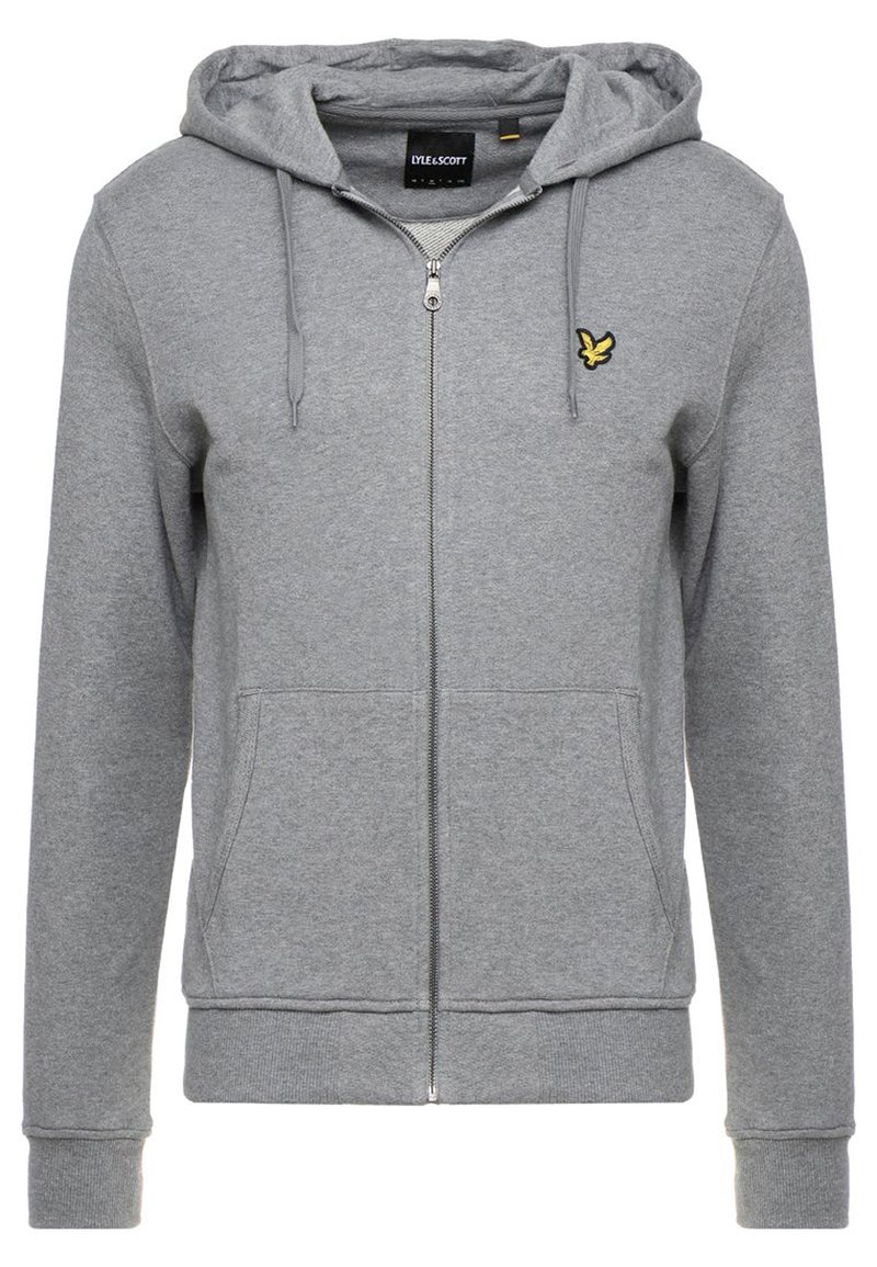 Lyle Scott Felpa con zip grey/grigio (Second hand)