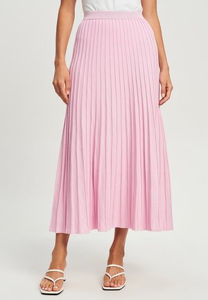 CYRIL - Pleated skirt - pale pink